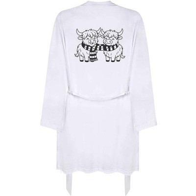 Kleiner Morgenmantel/Kleid ''Winter Highland Cows'' für Erwachsene (RO00122285)