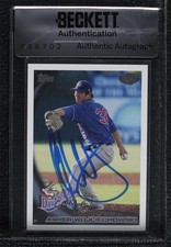 BAS 2010 Topps Pro Debut Asher Wojciechowski #312 Seal of Authenticity Auto ow6