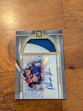 2023 Museum Collection Alejandro Kirk Momentous Material Patch Autographs #/10