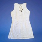NWOT Haute Monde Womens Sleeveless Dress Top Lined Size Medium White NEW