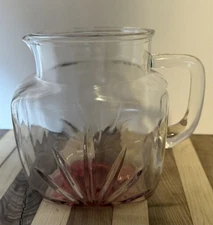 Vintage Pink Breakfast Milk Pitcher by Indiana Glass Company 1930's