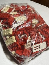 Vintage American Plastic Bricks By Elgo 1.5 lbs door window etc