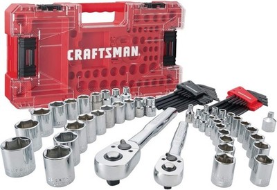 CRAFTSMAN VERSASTACK Tool Set, 71 Piece, 1/4 & 3/8 Drive, CMMT45071   New
