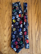 Vintage NFL Football Team Helmets logo Necktie Mens Novelty Neck Tie USA Made