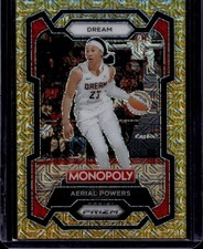 2024 Panini Monopoly Prizm AERIAL POWERS Monopoly #48 Gold Millionaire Shimmer P