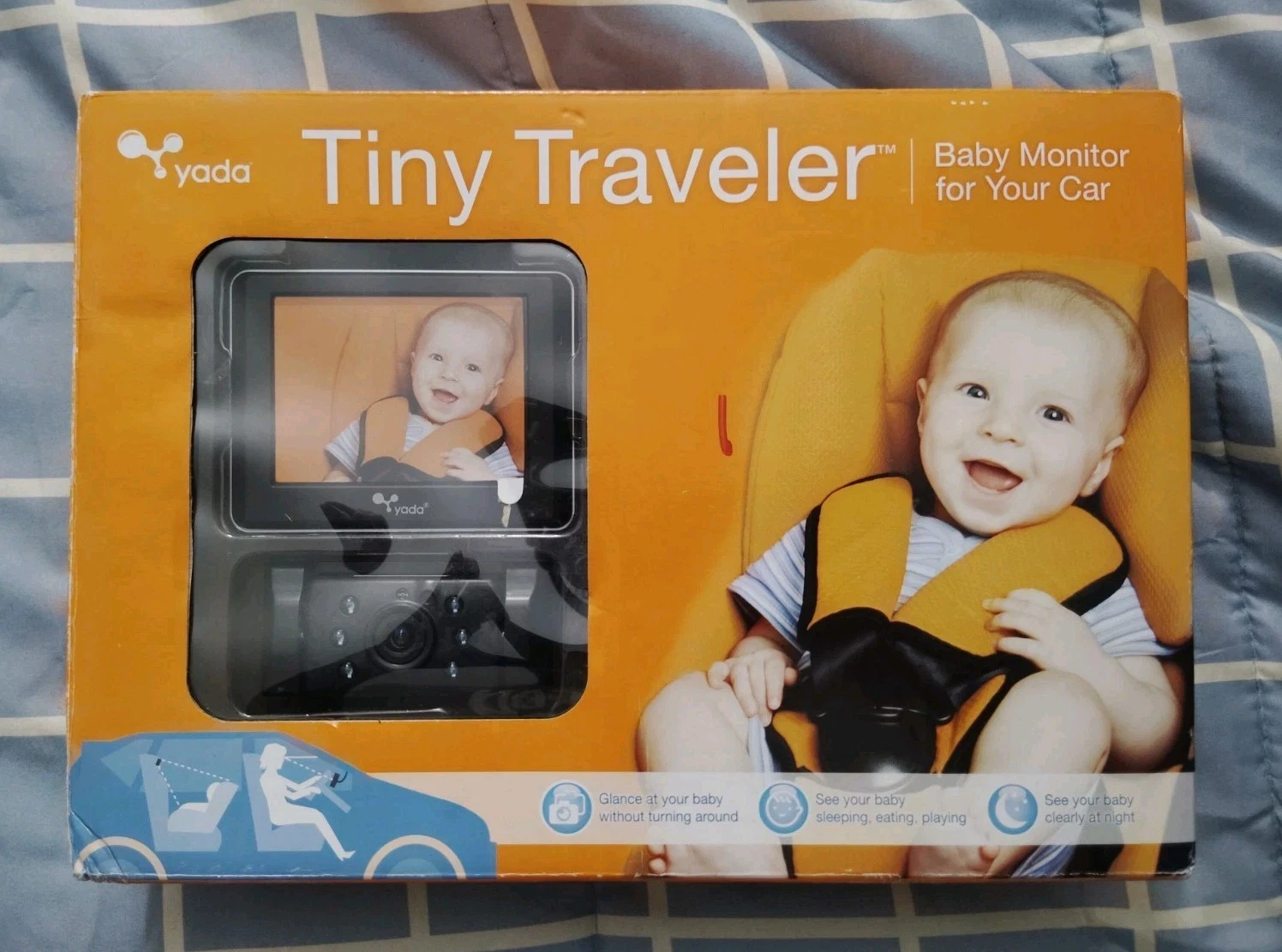 Yada Digital Tiny Traveler Wireless 4.3” Baby Monitor for Car