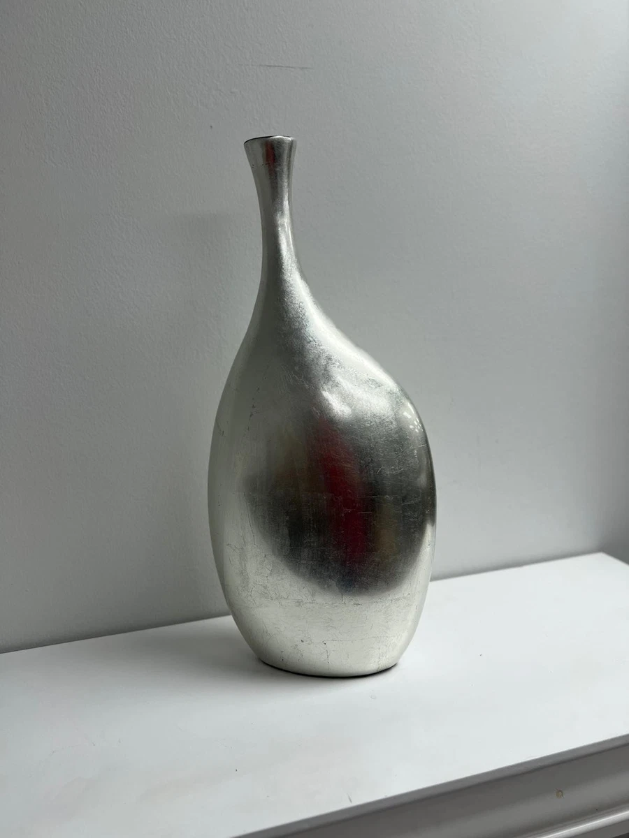 Chrome Silver Vases for sale | eBay