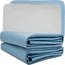 XL Washable Reusable Underpads 36"x54" Waterproof Absorbent Incontinence Bed Pad