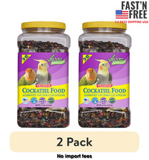  2 pack 3-D Pet Products Premium Cockatiel Bird Food Seeds, 4.5 lb