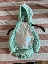 POTTERY BARN KIDS BABY NARWHAL WHALE HALLOWEEN COSTUME SIZE 0-6 MONTHS NEW