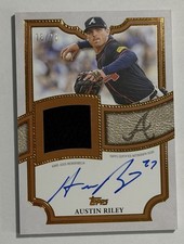 2026 Topps Austin Riley Flagship On Card Auto Game-Used Patch 18/25 Atlanta 3B