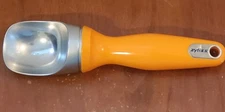 ZYLISS ICE CREAM SCOOP,  Orange, Ergonomic,  Weighted, HEAVY METAL KITCHEN TOOL