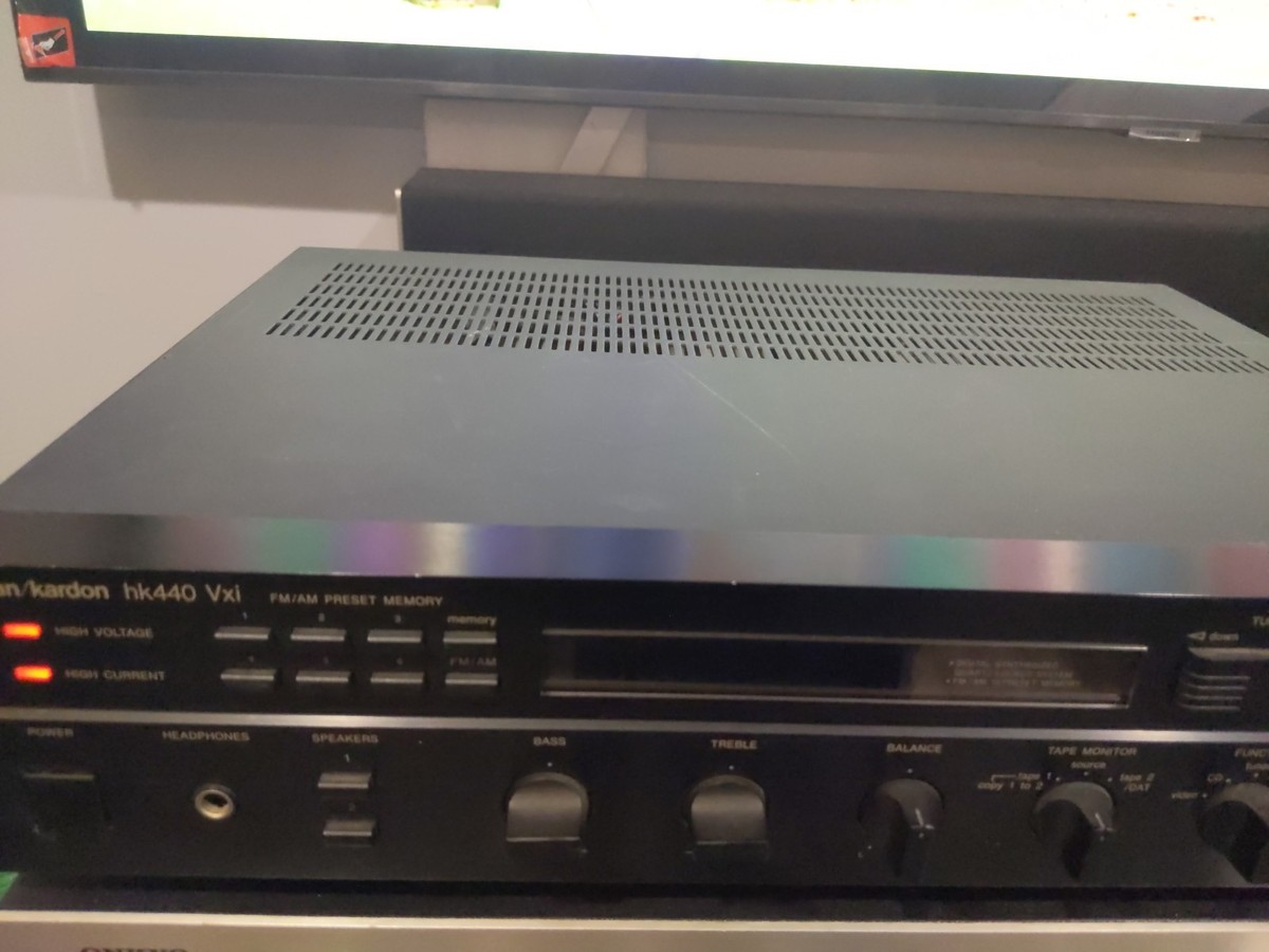 HARMAN KARDON HK440 VXI HIGH VOLTAGE/HIGH CURRENT AM/FM STEREO