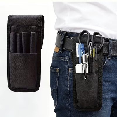 2 Pcs Belt Pen Holder Multifunctional Adjustable Pencil Pouch for Pens Rulers