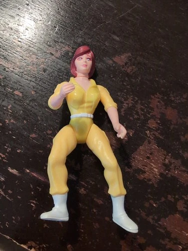 Vintage 1988 TMNT PLAYMATES  April O'Neil No Stripe-- Free Shipping