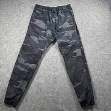 HOLLISTER Pants Large Black Camo Sport Skinny Jogger 30x29