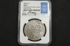 NobleSpirit 1882 O Morgan Silver Southern Treasury Hoard NGC MS63 Edmund Moy Sig