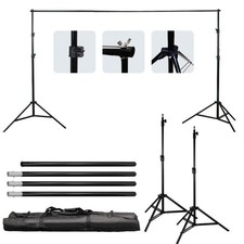 86" Photo Video Studio Backdrop Support System Kit Support Stands 2m Height