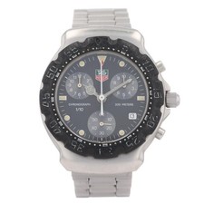 Tag Heuer Formula 1 Black Dial Quartz Chronograph Stainless Steel Men's Watch