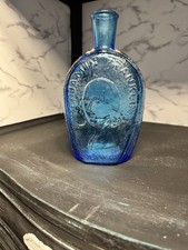 Vintage Cobalt Blue Glass Bottle