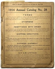 1914 CHAS E MILLER AUTO MOTOR BOAT SUPPLIES TRADE CATALOG NO 28 NEW YORK VINTAGE