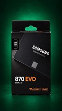 Samsung 870 EVO 1TB SATA III 2.5" SSD Up to 560MB/s Read 530MB/s Write - Sealed