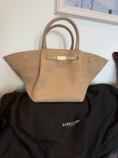 Demellier Midi New York Shade Dark Sand Nubuck/smooth Leather