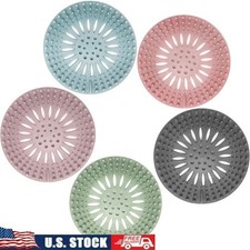 Drain Hair Catcher Bathroom Filter Flexible Shower Sink Cover Anti Slip Plastic
