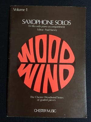SAXOPHONE SOLOS Volume 1 Alto with Piano Accompaniment Chester Woodwind Series