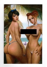 Skyline #6 Sidney Augusto Betty & Wilma Cosplay No Top Leather GC1 Variant (NM)