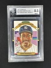 Dave Winfield 2001 Donruss Anniversary Originals 1987 DK Buyback #20 BGS 8.5