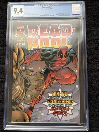 Deadpool #1 (Marvel Comics January 1997) CGC GRADED 9.4