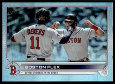 2022 Topps Update Series Baseball Boston Flex Devers/Hernandez US11