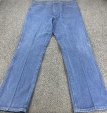Vintage Wrangler Jeans Mens 42x34 Blue Cowboy Cut Denim Western 13MWZ Rodeo