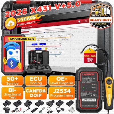 LAUNCH X431 PRO3S+ SmartLink HD V+ HD3 Heavy Duty Truck Car Diagnostic Scan Tool