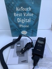 VTG Samsung SCH-211 Airtouch CDMA Flip Phone with Car Charger
