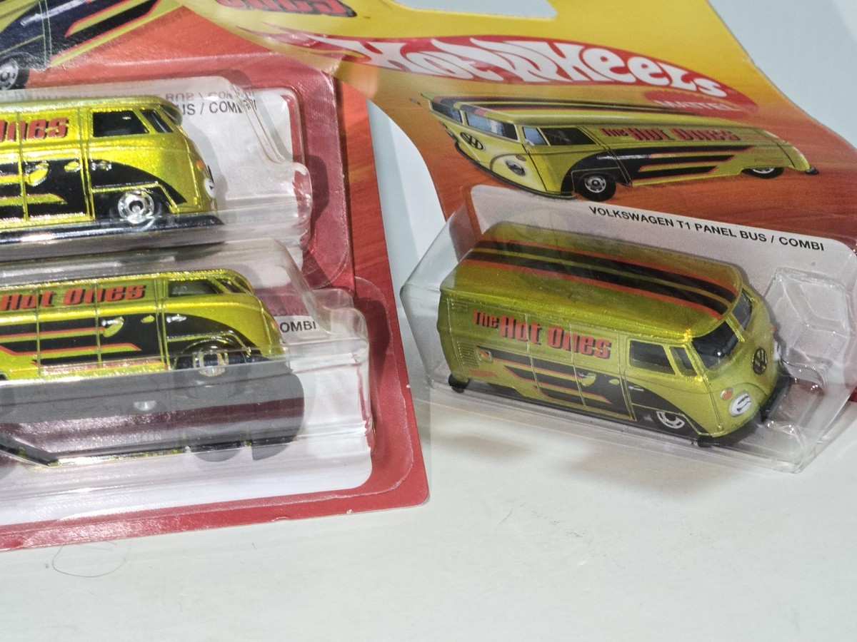 Hot Wheels The Hot Ones Volkswagen T1 Panel Bus / Combi Lot Of 6