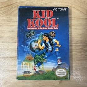 Kid Kool NES CIB Complete in Box Nintendo Tested