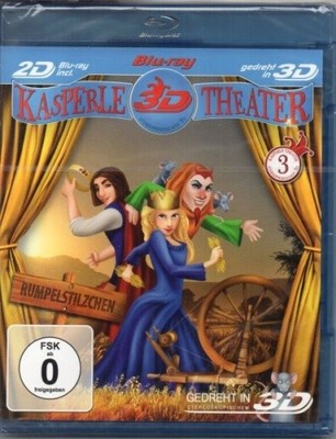Kasperletheater Teil 3 - Rumpelstilzchen - BluRay 3D & 2D - Neu / OVP