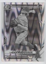 2021 Bowman Draft Chrome Black & White RayWave Refractor Landon Marceaux c5r