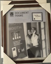 Set Of 2 UMBRIA - Glass On Grass- Document/ Picture frames. 13” X 16” Great Deal