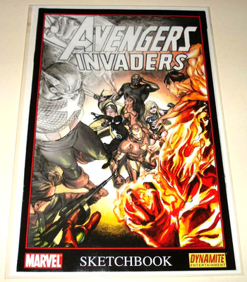 AVENGERS / INVADERS SKETCHBOOK  Marvel PROMO Comic (2008) NM  1st PRINTING.