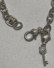 JUDITH RIPKA Sterling KEY TO MY HEART 20" Cable Link Necklace w/ Key Charm — photo 2