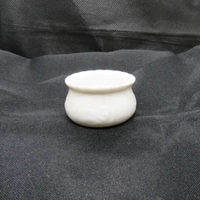 Vtg White Porcelain Open Salt Cellar - Austria (#102)