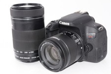  N.MINT/283shots Canon EOS Kiss X9i Double Zoom Kit From JAPAN u11973