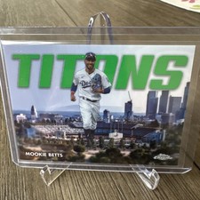 2023 Topps Chrome Update #CT-18 Mookie Betts Titans Green #/99 ZH