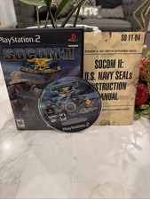 SOCOM II: U.S. Navy SEALs (Sony PlayStation 2) Complete, Manual CIBTested