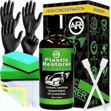 Restorer for Cars, 60ML Black Trim Restorer, High Concentration Ceramic Crystal