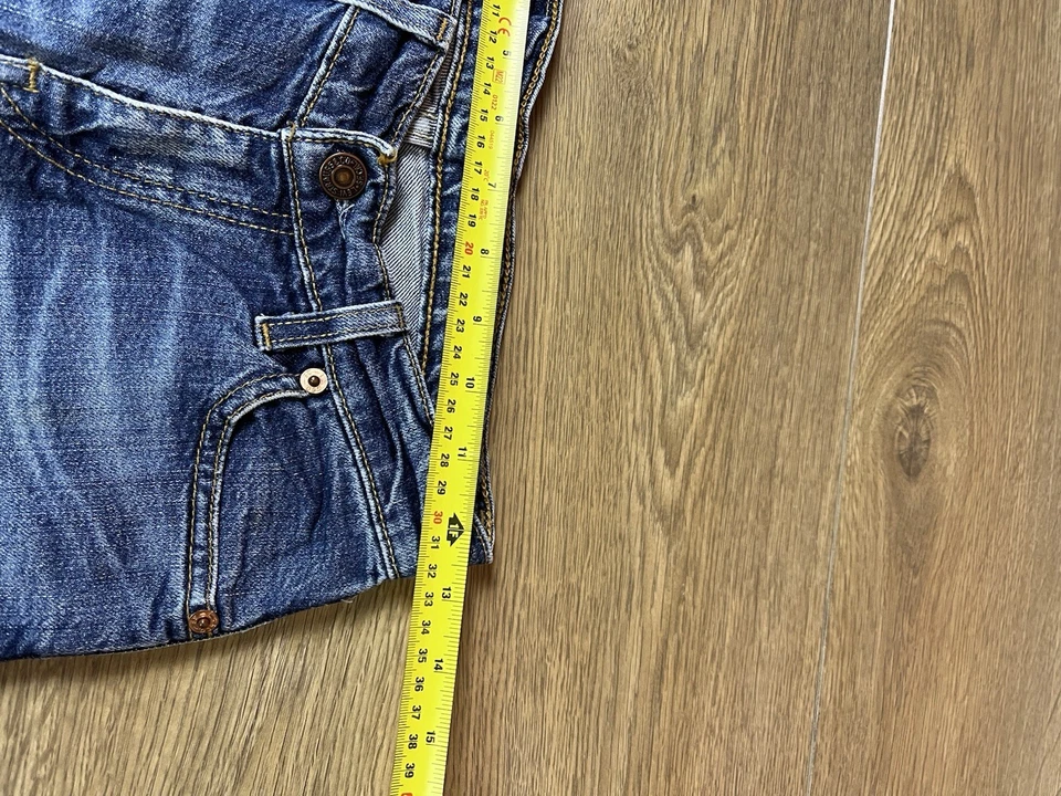 Винтажные женские джинсы 2004 Levi's 529 W25 L32 Bootcut синие джинсовые на молнии Fly - Изображение 3 из 4