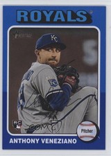 2024 Topps Heritage High Number Dark Blue Border Anthony Veneziano #602 11b4